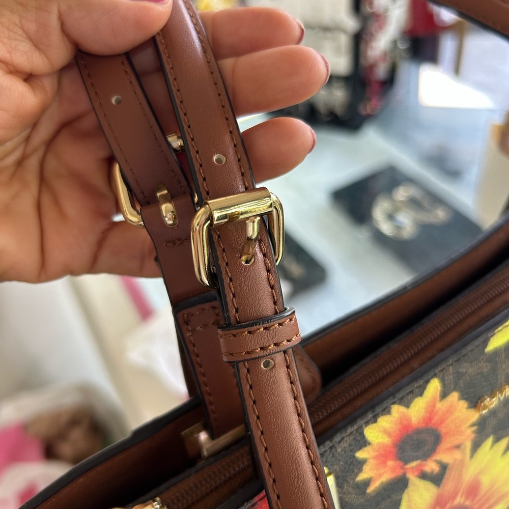 Calvin Klein Sunflower Brown Tote - Picture 7 of 9